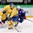 MINSK, BELARUS - MAY 15: Sweden's Johan Fransson #10 stickhandles the puck with France's Antoine Roussel #21 chasing during preliminary round action at the 2014 IIHF Ice Hockey World Championship. (Photo by Richard Wolowicz/HHOF-IIHF Images)

